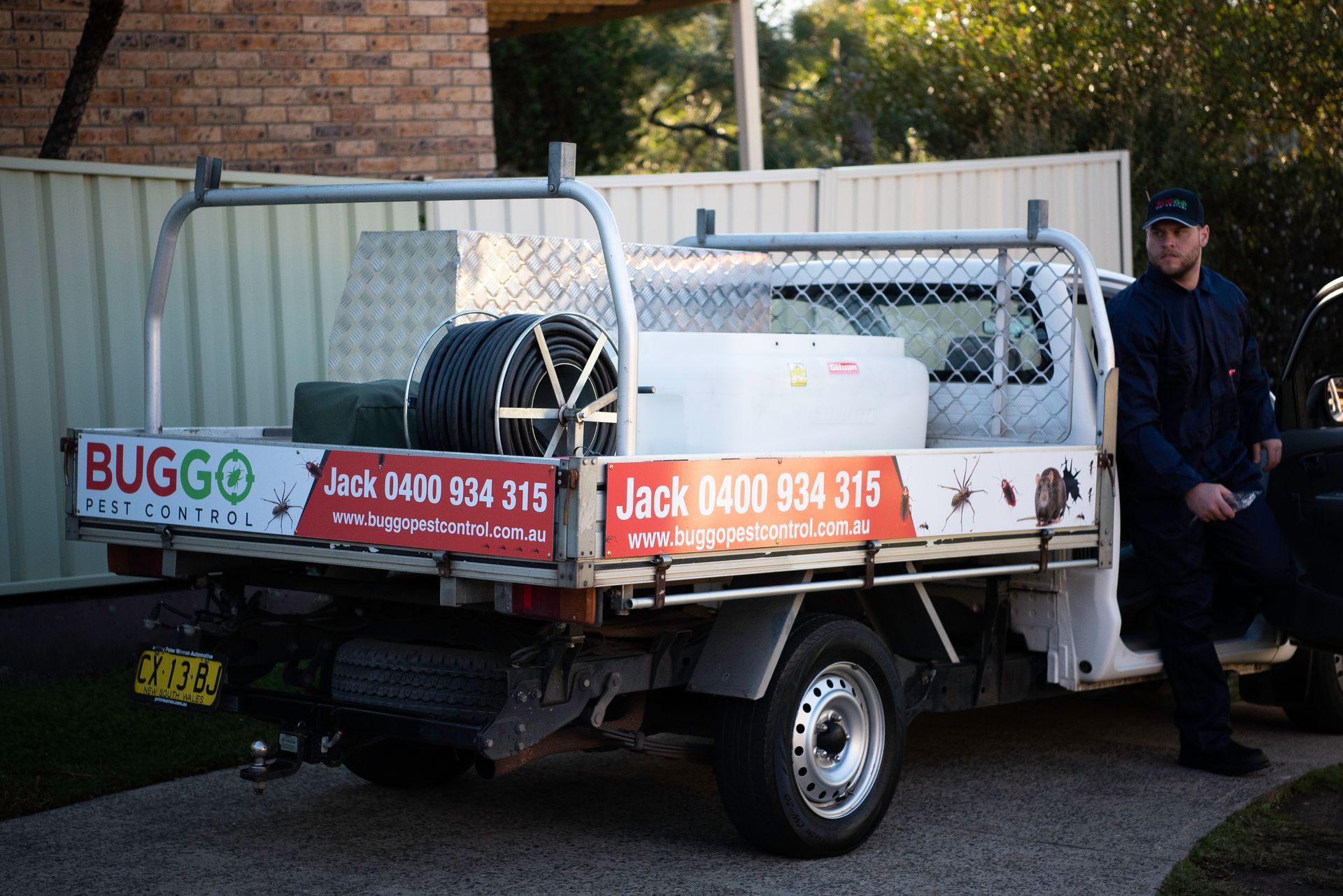 Wasp removal equipment ready for Sydney job